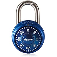 Los mejores  - Master Lock 1533EURD Candado de Combinación de Acero Inoxidable- Multicolor